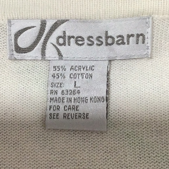 Dress Barn 2-Piece Sweater Set, Button-Up Cardigan & Matching Top, Size Large - Picture 12 of 12